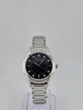 Bulova 96R242 Women’s Stainless Steel Black MOP Dial Watch ⌚