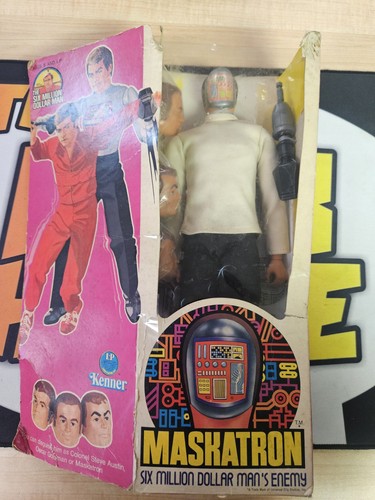 1976 KENNER SIX MILLION DOLLAR MAN MASKATRON ACTIONFIGUR Beschreibung lesen