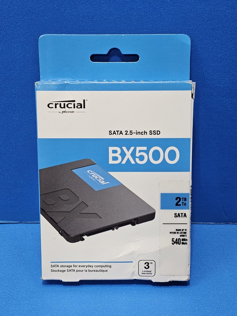 Crucial BX500 2TB SATA 2.5インチ SSD Crucial BX500 2TB 3D NAND SATA 2.5-inch SSD for sale online | eBay