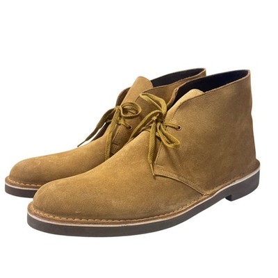 Clarks Bushacre 2 Chukka Boots Mens 15 Tan Suede Ankle Lace  display picture 1