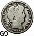 1905-O Barber Half Dollar