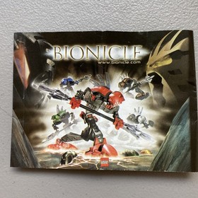 Lego Bionicle #8592 Turahk Container 2 Manuals Incomplete Set