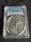 2025 $1 American Silver Eagle 1 oz PCGS MS69!