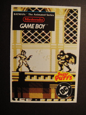 QUAKER OATS SUGAR PUFFS NINTENDO GAME BOY D C COMICS BATMAN FIND THE JOKER