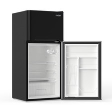 Conserv 19in BLACK Compact 2 Door Refrigerator 4.5cf Reversible Door 110V