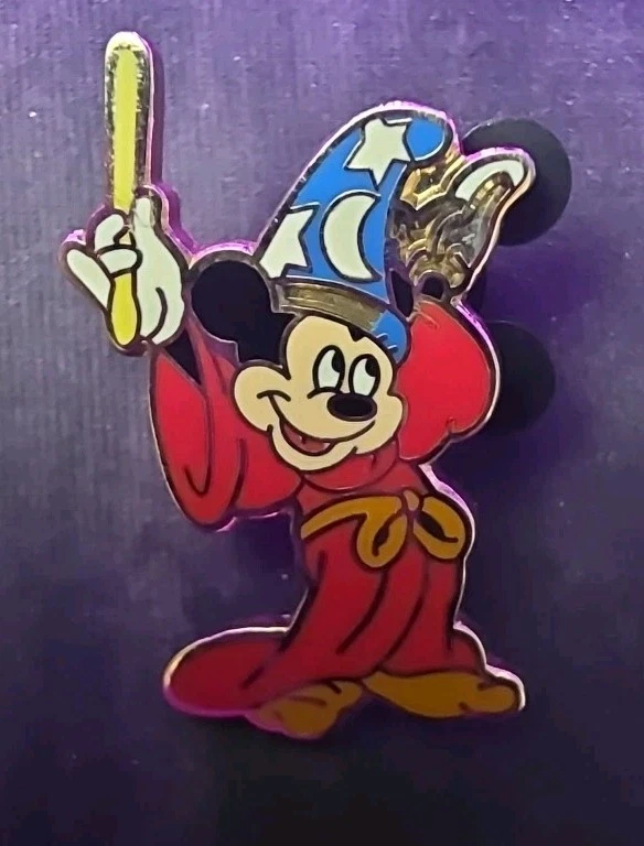 Disney Pin 3588 Sorcerer Mickey Mouse Sorcerer's Apprentice Fantasia Damaged
