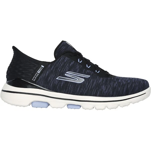 Skechers Women's GO GOLF Walk 5 Slip-Ins Golf Shoes Black/Lavender