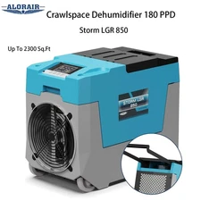 ALORAIR 180PPD LGR Crawlspace Dehumidifier Warehouse Commercial Garage 2300 Sq