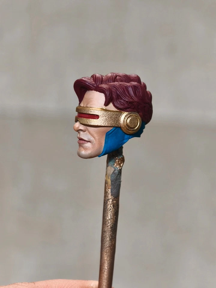 DIY 1/12 Cyclops James Marsden Head Sculpt for6'' Male Action Figure Body Toy - Image 3 of 4