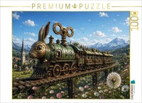 Calvendo Puzzle The Rabbit Trail | 1000 Pieces, Finished Size 25.2 × 18.9 In (64