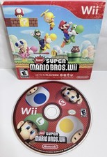 New Super Mario Bros. Wii (Wii) -Not For Resale-  -Resurfaced-Tested&Working 