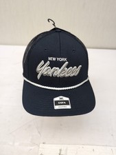 Fan Favorite New York Yankees Fan Favorite Osfa Adjustable Hat Navy Silver A14