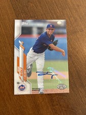Josh Wolf 2020 Topps Pro Debut Autographs Auto PD-66 New York Mets