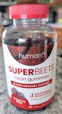 Human N Super Beets Soft Chews 150 Gummies Strawberry Expiration Date 01/2028