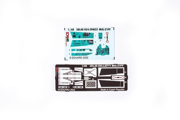 Eduard Accessories 3DL48054 - 1:48 Mig-21Pf Space For Eduard - Neu-image