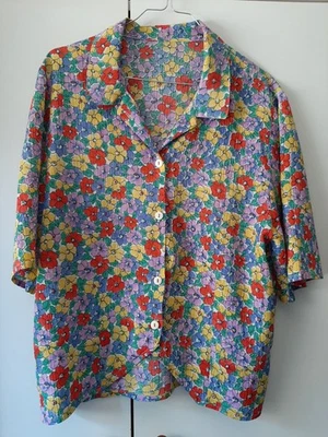 Chemisier fleuri - Taille 40 - Photo 1/4