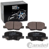 Eurobrake BremsbelÄGe Satz Hinterachse Passend FÜR CitroËN C4 Mazda 6