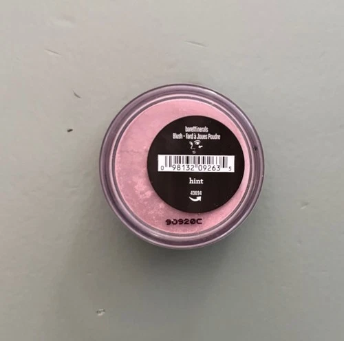 bareMinerals Blush Hint Loose Powder Mineral Blusher Natural Finish 2g-Travel