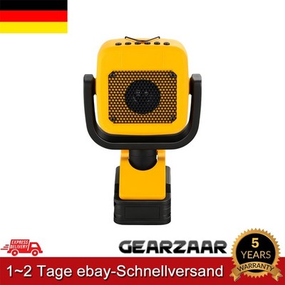 Musicbox Bluetooth Lautsprecher für Dewalt 18V Akku Tragbarer Bluetooth 5.3