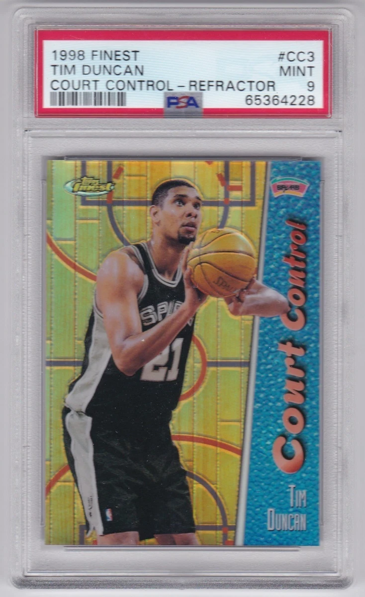 Topps Tim Duncan Basketball 1998-99 Season Sports Trading Cards