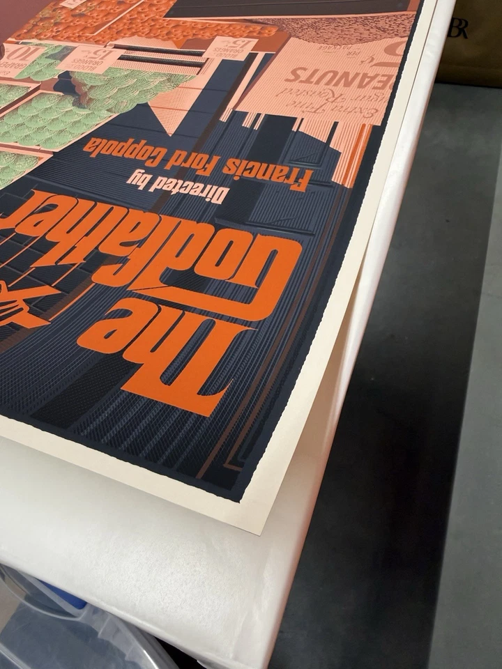 Conjunto Mondo Prints O Poderoso Chefão 1 e 2 por Laurent Durieux! Estado perfeito S/N - Imagem 3 de 4