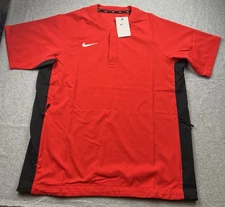 Nike Baseball Batting Cage Coach Windbreaker Windshirt DO9175-657 Red Size M NWT
