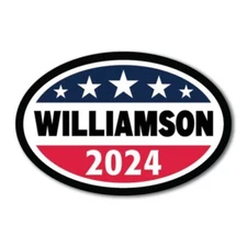 Magnet Me Up Marianne Williamson Democratic Political Party 2024 Magnet Decal