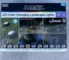 ENBRIGHTEN Seasons Landscape Lights, 40 ft. , 6 LED COLOR 
