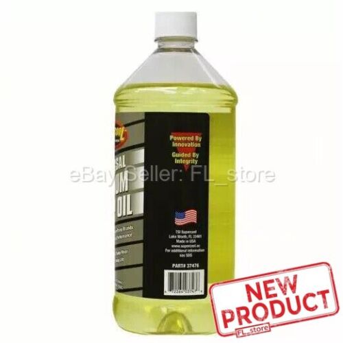 Botella de aceite de bomba de vacío universal superfrítica de 1 cuarto de galón de larga duración Qt NUEVO - Imagen 5 de 10