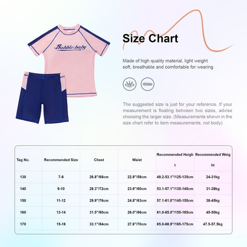 Kids Boy Swimwear 2 Piece Top Shorts Surfing Swimsuit Silky Pants Running Pool - Picture 19 of 28