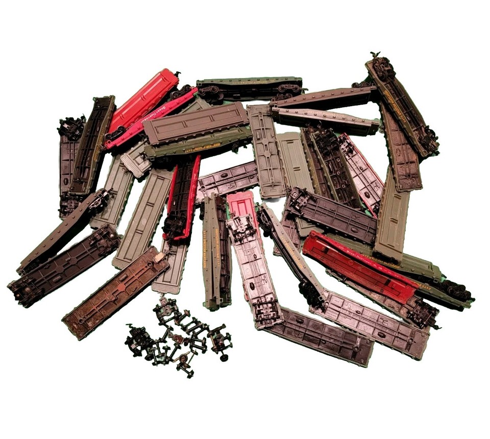 HO Train Flat Cars LOT. As Pictured eBay