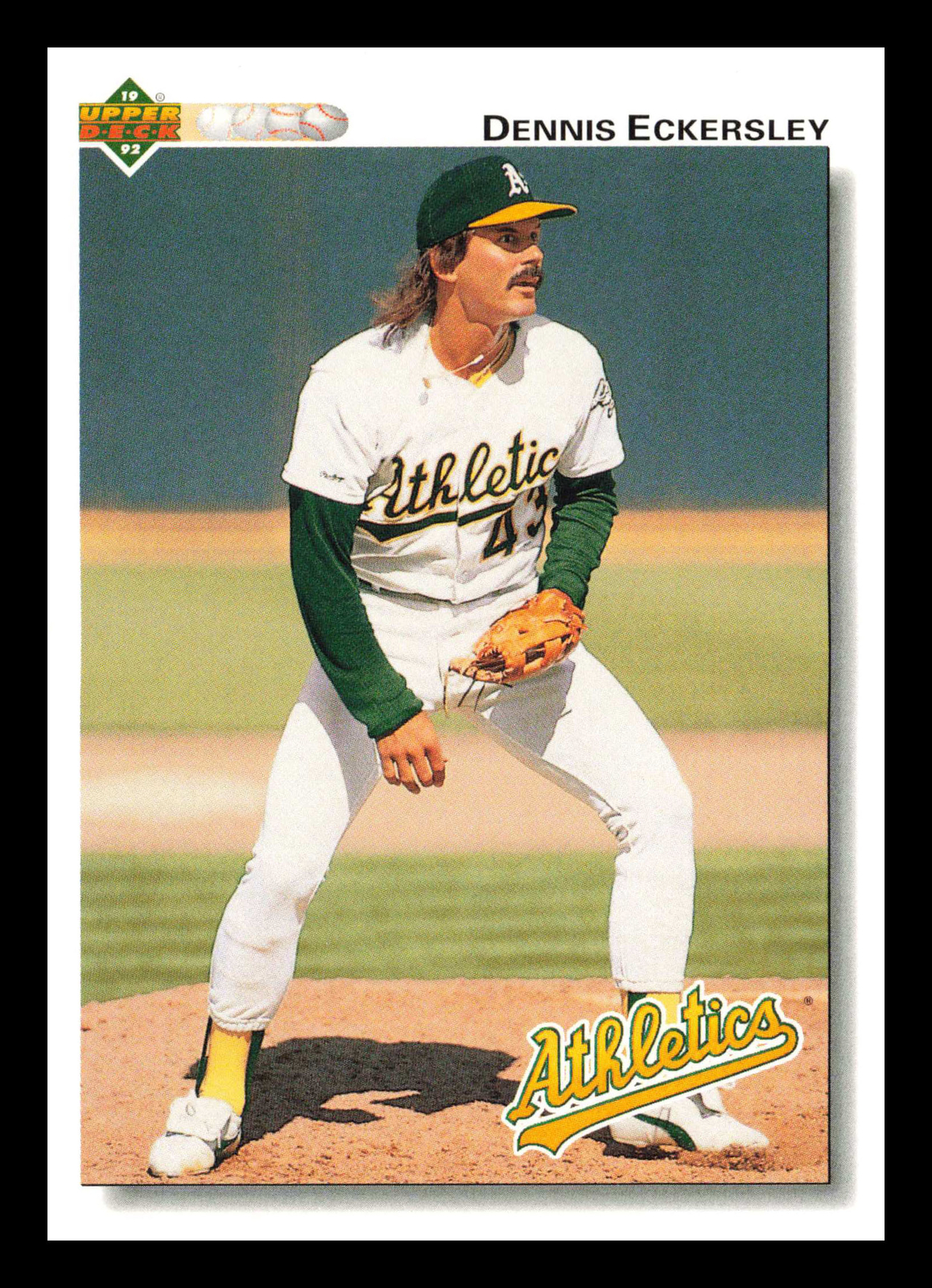 Dennis Eckersley #331 1992 Upper Deck Oakland Athletics Baseball