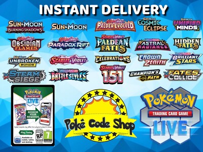 pokemon tcg live promo cards BONUS / PROMO / BOX Pokemon Live Online Code Cards ~ INSTANT EMAIL QR  DELIVERY