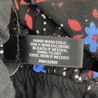 Aqua NWT One Shoulder Floral Romper Black Multi Small New with Tags Retail $78 — photo 9