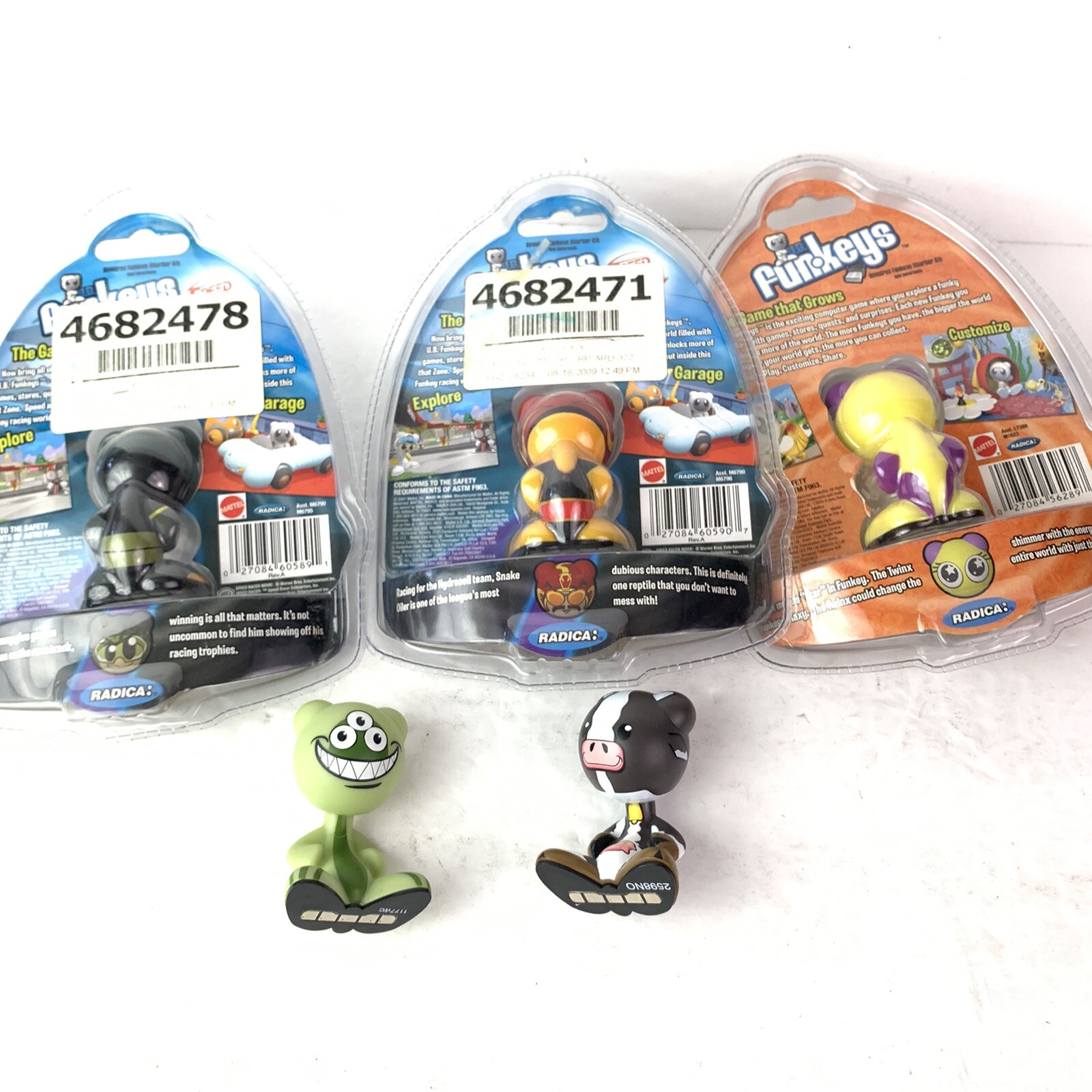 U.B. Funkeys Figures Mixed Lot Of 5 New And Used | eBay