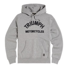 GENUINE Triumph Motorcycles Carrick Overhead Hoodie - Grey - 20% OFF RRP