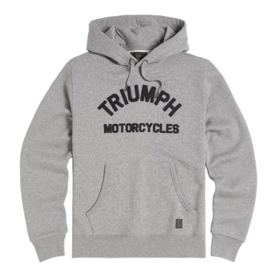 Original Triumph Motorcycles Carrick Overhead Hoodie - Grau - 20% Rabatt UVP