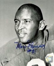 Packers Tight End MARV FLEMING Signed 8x10 Photo #3 AUTO - SB I & II Champ