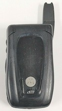 Motorola i series i670 - Black  Nextel  Rare Cellular Flip Phone - READ