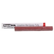 RA TWO LITTLE FISHIES Aqua Stik Epoxy Putty - Coralline Red - 4 oz