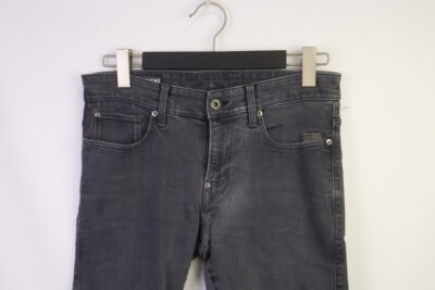 G-STAR RAW Denim Gray Stretch REVEND SUPER SLIM Jeans W31 / L32 