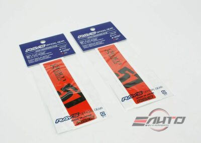4pc (2pack) Rays Gram Lights Gramlights 57DR 57CR Spoke Sticker Decal - Red