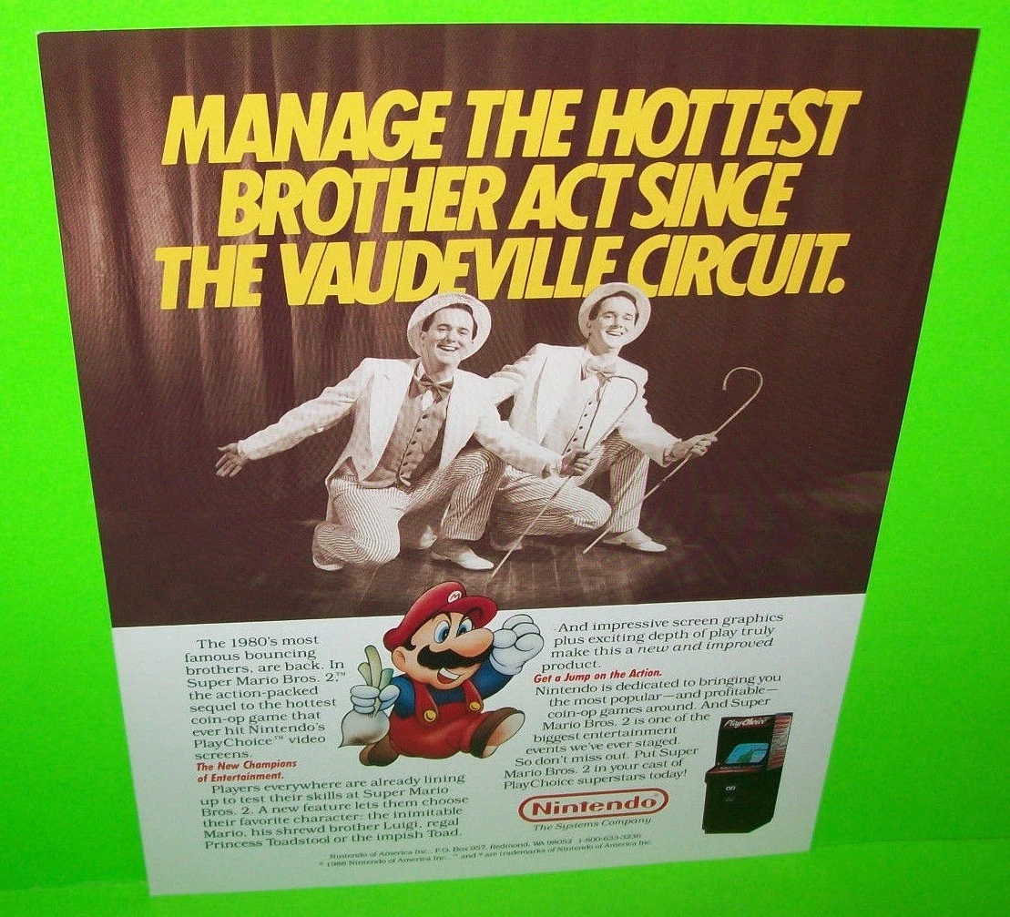 Super mario bros 2 best sale arcade