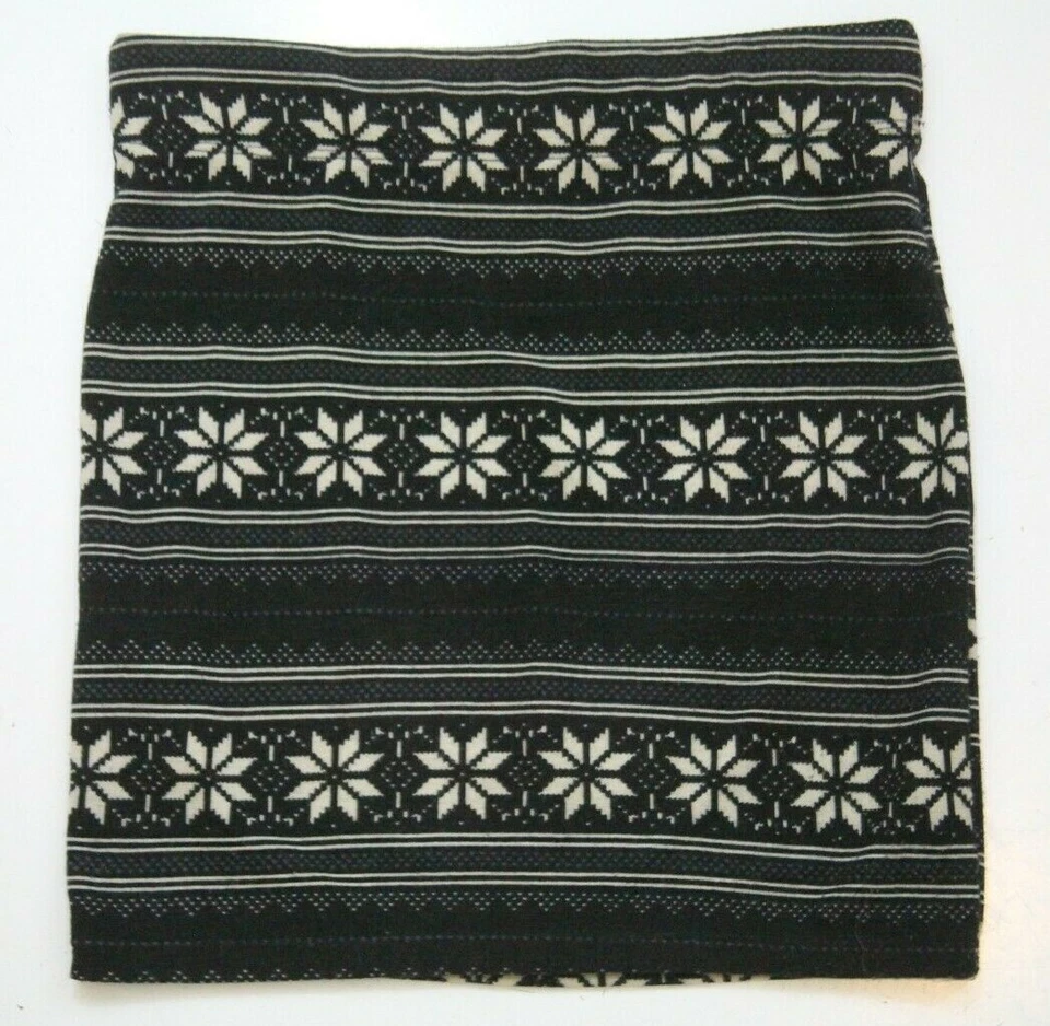 Falda de Vestido Negra Mujer Nollie Poli Spandex Pequeña 25" Cintura X 14.5" Largo AA40 Foto 2 de 4