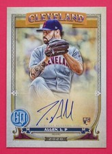 2020 Topps Gypsy Queen Logan Allen RC Autographs GQALA Cleveland Indians