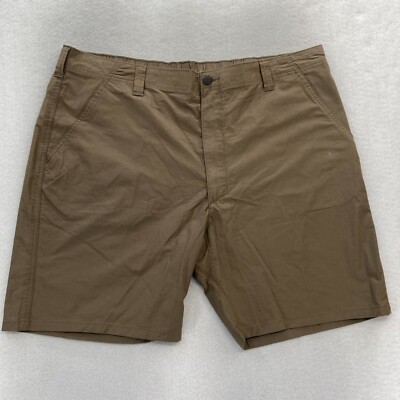 Wrangler Outdoor Series Hiking Shorts Mens 42 Brown Stretch