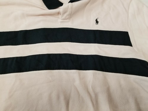 Polo Sport Ralph Lauren polo uomo taglia XL bianco/navy vintage - Foto 5 di 6