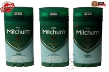 3 x MITCHUM Men CLEAN CONTROL Antiperspirant Deodorant 2.7oz  INVISIBLE SOLID