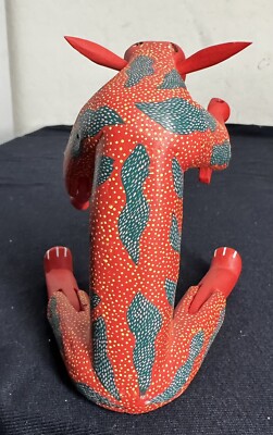 Oaxaca Alebrije Painted Maracas Folk Art Vincente Hernandez