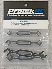 ProTek RC Aluminum Turnbuckle Wrench Set 3, 3.2, 3.5, 3.7, 4, 5, 5.5 & 6mm New!!